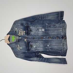 Sandrine Rose by Free People boys dont cry jean jacket size extra small